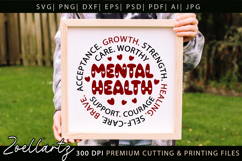 Mental Health SVG Social Anxiety Inspirational T-shirt Mug Product Image 5