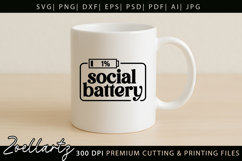 Funny Mental Health SVG Sarcastic Anxiety T-shirt Mug Design Product Image 7