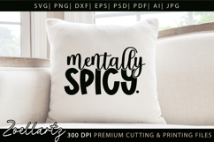 Funny Mental Health SVG Sarcastic Anxiety T-shirt Mug Design Product Image 3