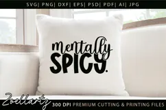Funny Mental Health SVG Sarcastic Anxiety T-shirt Mug Design Product Image 3