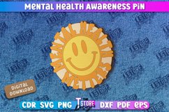 Mental Health Awareness Pin |Pin Brooch|Self Care| Accessory Product Image 1