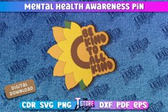Mental Health Awareness Pin Laser Cut Bundle, Accessories Product Image 4
