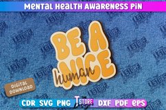 Mental Health Awareness Pin |Pin Brooch|Self Care| Accessory Product Image 1