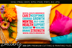 Mental Health Subway Art SVG Social Anxiety T-shirt Mug Product Image 4