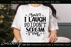 Funny Mental Health SVG Sarcastic Anxiety T-shirt Mug Design Product Image 1