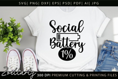 Funny Mental Health SVG Sarcastic Anxiety T-shirt Mug Design Product Image 6