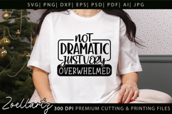 Funny Mental Health SVG Sarcastic Anxiety T-shirt Mug Design Product Image 3