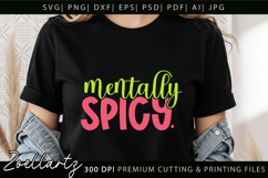 Funny Mental Health SVG Sarcastic Anxiety T-shirt Mug Design Product Image 5