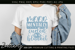 Funny Mental Health SVG Sarcastic Anxiety T-shirt Mug Design Product Image 4