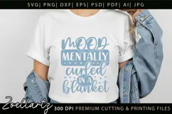 Funny Mental Health SVG Sarcastic Anxiety T-shirt Mug Design Product Image 4