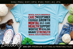 Mental Health Subway Art SVG Social Anxiety T-shirt Mug Product Image 7
