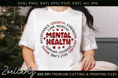Mental Health SVG Social Anxiety Inspirational T-shirt Mug Product Image 2