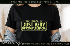 Funny Mental Health SVG Sarcastic Anxiety T-shirt Mug Design Product Image 6