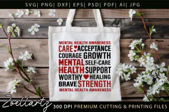 Mental Health Subway Art SVG Social Anxiety T-shirt Mug Product Image 5