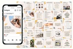 Mental Health Beige Instagram Templates | CANVA Product Image 4