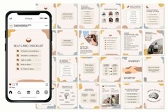 Mental Health Beige Instagram Templates | CANVA Product Image 5