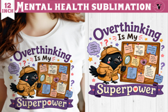 Mental Health Sublimation Bundle | Funny Self Care cliparts Product Image 12