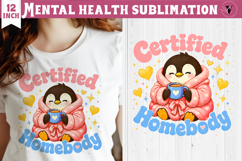 Mental Health Sublimation | Funny Self Care clipart Product Image 1