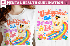 Mental Health Sublimation | Funny Self Care clipart Product Image 1