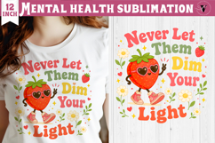 Mental Health Sublimation | Funny Self Care clipart Product Image 1