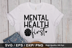 Mental Health Quotes Design - Mental Health T-shirt Design Product Image 3