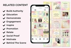 Mental Health Gradient Instagram Templates | CANVA Product Image 4