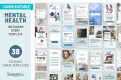 Mental Health Instagram Canva Story Template Product Image 1