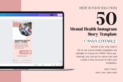 Mental Health Instagram Canva Story Templates Product Image 2