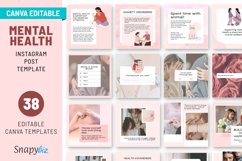 Mental Health Instagram Canva Post Template Product Image 1