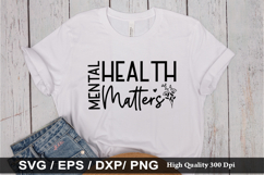 Mental Health Quotes Design - Mental Health T-shirt Design Product Image 4