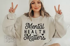 Mental Health Matters SVG - Kindness - Motivational PNG Product Image 4