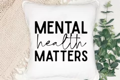 Mental Health Matters SVG, Mental Health SVG Design Product Image 3