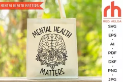 mental health matters svg, floral brain svg, flower brain svg, blooming brain svg, half brain svg, mental health brain svg, mind plants svg, mind health svg, mental Illness svg, botanical brain svg, human brain svg, alzheimer svg, depression svg