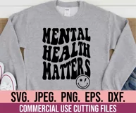 Mental Health Matters SVG - Be Kind To Your Mind You Matter Product Image 2
