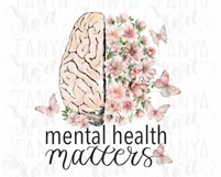 Mental Health Matters Png Instant Download Product Image 3