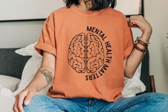 Mental Health Matters SVG, Mental Health SVG Design Product Image 2