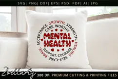 Mental Health SVG Social Anxiety Inspirational T-shirt Mug Product Image 1