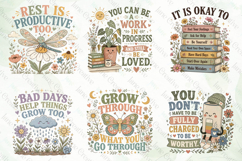 Mental Health Quotes Bundle Clipart Product Image 6