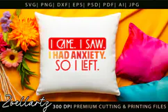 Sarcastic Mental Health SVG Funny Anxiety T-shirt Mug Design Product Image 7