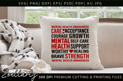 Mental Health Subway Art SVG Social Anxiety T-shirt Mug Product Image 8