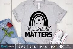 Mental health matters SVG, Mental Health SVG Design Product Image 1
