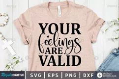 Your feelings are valid SVG, Mental Health SVG Design Product Image 2