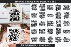 Mental Health SVG Bundle | Positive Quotes SVG Bundle Product Image 1