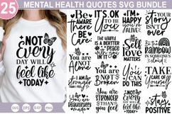 Mental Health SVG Bundle - Mental Health T-Shirt Design Product Image 1