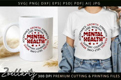 Mental Health SVG Social Anxiety Inspirational T-shirt Mug Product Image 6