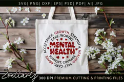 Mental Health SVG Social Anxiety Inspirational T-shirt Mug Product Image 7