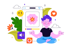 10 Mental Wellness Apps Illustration Product Image 4