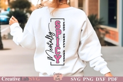 Mentally Spicy SVG, Sassy SVG, Sarcastic Shirt SVG, Moody Product Image 1
