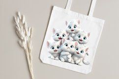 Cute Happy Baby 3d Cats Bundle - 13 designs Product Image 8