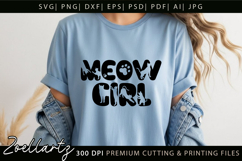 Cat SVG Pet Lover SVG Cat Quotes SVG Meow Paw Prints SVG Product Image 5